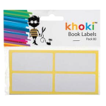Labels self adhesive rectangle no border
